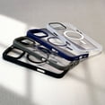 thumbnail image 5 of Lisade Magnetic Clear Case for iPhone 16 Pro Max/16Plus/16Pro/16 Compatible with MagSafe Transparent Matte Back Slim Shockproof Phone Cover, 5 of 11
