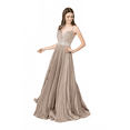 thumbnail image 5 of Women's Elizabeth K Pleated Glitter Prom 2026 Dress Gl2905 Dusty Rose Pink Size L, 5 of 5