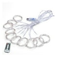 thumbnail image 4 of Luces de Cortina LED, Luces de Cuerda de Cortina Alta Seguridad 8 Modo 3.3x3.3yd para exteriores, 4 of 8