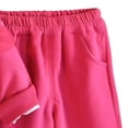 thumbnail image 6 of THDHVS Toddler Outfits for Girls,Girls Solid Floral Print Round Neck Long Sleeve Sweatshirt Pants Casual 2 Piece Set,Girls' Clothing Sets Hot Pink 3-4 Years, 6 of 6