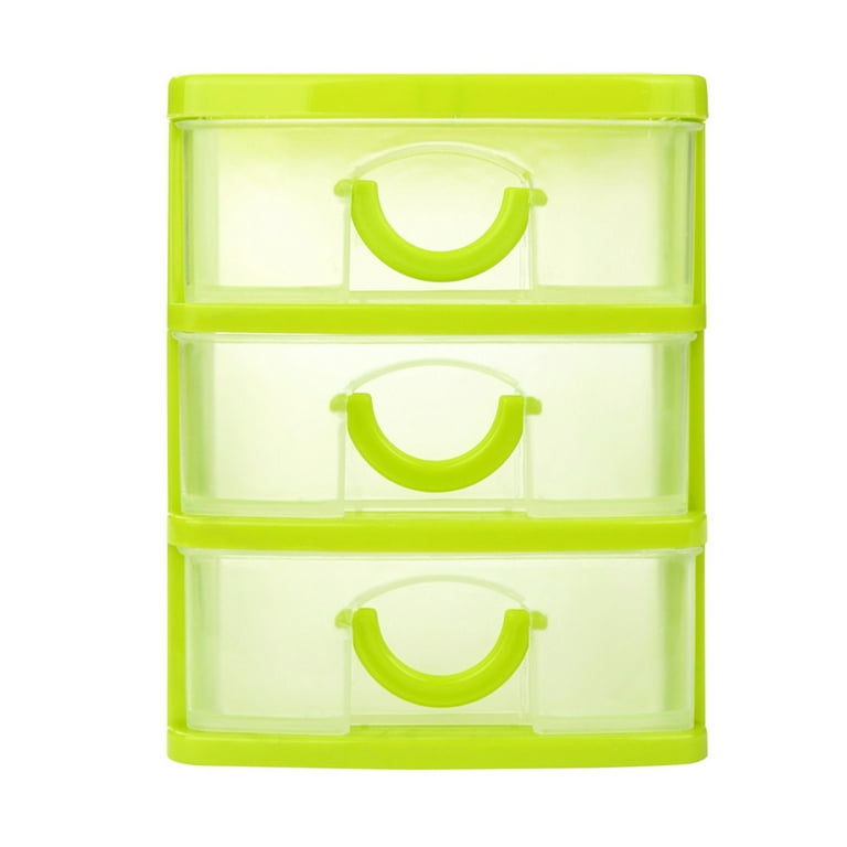 Small Plastic Organizer- Green – R & B Import