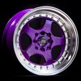 thumbnail image 2 of For 15x9 inch (1 Single Wheel Only) JNC Wheels - 15" JNC010 Candy Purple Machined Lip Rim - 4x100/4x114.3 JNC Wheels-18515177798, 2 of 2