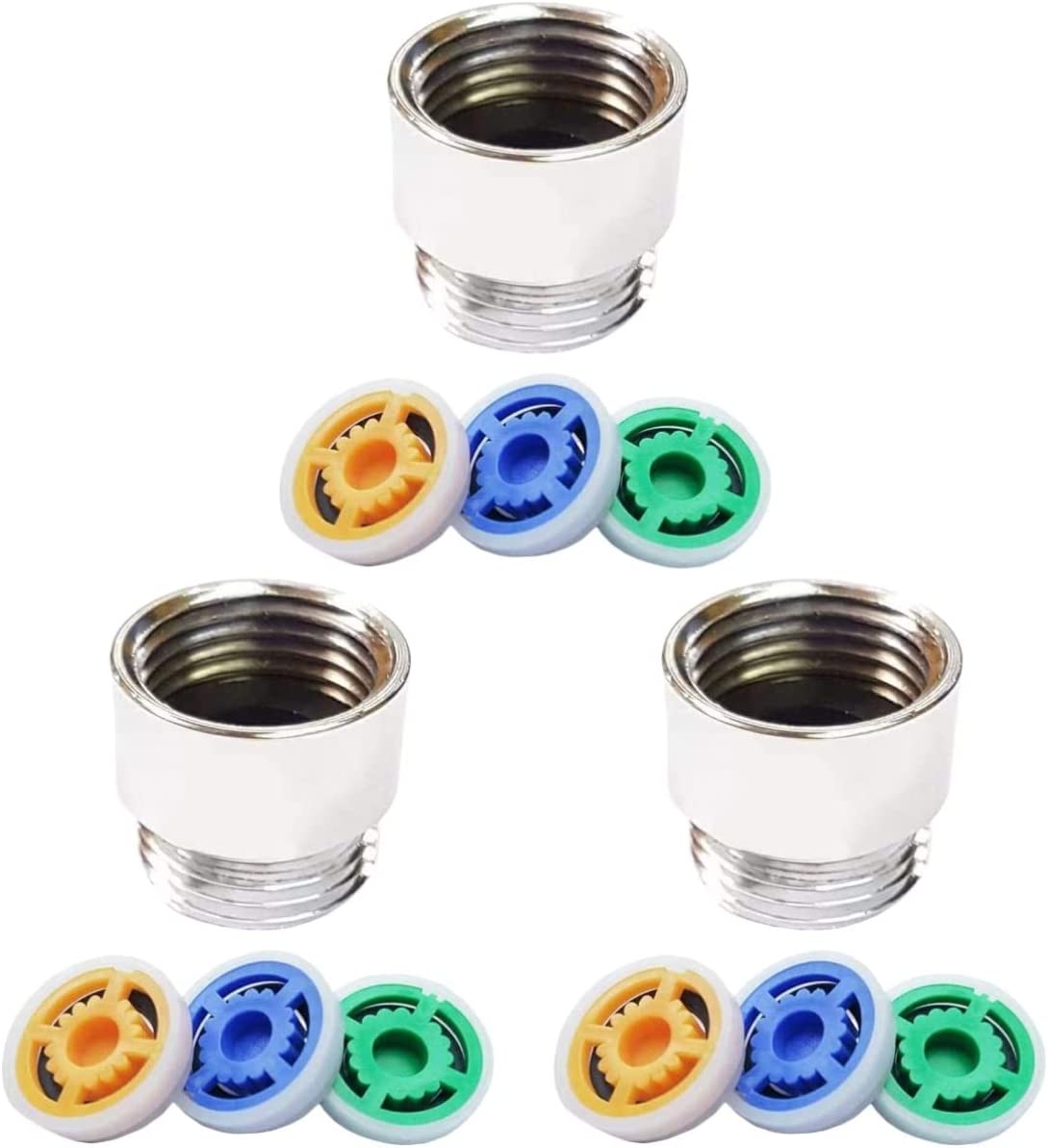 NinebeCJ 3pcs Shower Flow Reducer shower head reducer shower reducer