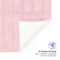 thumbnail image 3 of Tafts Ultra Soft Luxury Striped Bath Mat, Bathroom Rugs, Chenille Microfiber, Absorbent Non-Slip Machine Washable, Bathroom Decor, Super Plush Bath Mats for Bathroom, Room Decor, Light Pink, 3 of 3