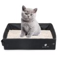 thumbnail image 1 of La bandeja de arena para gatos está hecha de tela Oxford, arena para gatos fácil de limpiar, arena para gatos plegable, bandeja de arena para gatos portátil, arena para gatos al aire libre., 1 of 5