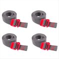 thumbnail image 1 of 4PCS Senderismo Escalada Cinturones de Tensión Hebilla de Amarre 1.4M Cinturón Correas de Carga Cuerda de Nylon Cinta con Gancho de Liberación Rápida, 1 of 7