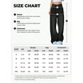 thumbnail image 4 of EMMIOL Women's Y2K Wide Leg Jeans Mid Rise Stretch Denim Pants 90s Vintage Baggy Boyfriend Relaxed Fit Jeans, 4 of 10