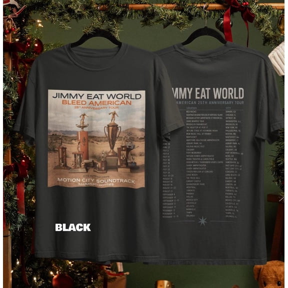 Jimmy Eat World 2026 Tour T-Shirt, Indie Rock Concert Tee, Music Fan Gift