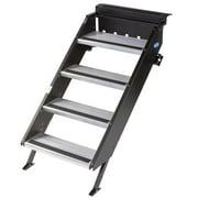 MORryde STP-212 StepAbove Fold-Up RV Entry Step - 4-Step (8 Step Rise), Fits 26 to 28 Door Width