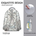 thumbnail image 4 of Indian Paisley Floral School Backpack Durable and Comfortable Bohemian Vintage Students Backpack with Chic and Classic Pattern, 4 of 5
