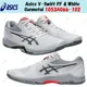 thumbnail image 1 of Asics V-Swift FF 4 White Gunmetal 1053A066-102 Men's Size, 1 of 6