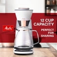 thumbnail image 3 of Cafetera Melitta Vision para 12 tazas 2.8L programable blanca, 3 of 8