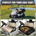thumbnail image 4 of Whosucclay Bee Sunflower Black Golf Cart Seat Cover, Wear-Resistant Blanket Cover Anti-Slip Anti-Wear Golf Cart Seat Cover Towel for 2 Person Golf Cart Seat, 4 of 7