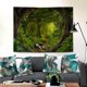 thumbnail image 4 of Tapiz de pared NQ bosque verde natural 50 X 60 pulgadas, 4 of 5