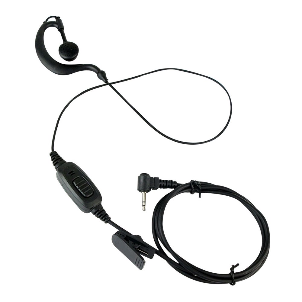 2.5mm Audio Interface Earpiece Walkie Talkie Headset PTT Mic