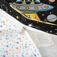 thumbnail image 4 of meiyoeat Cartoon Cat Galaxy Bedding For Boys,Space Theme Kitten Print Duvet Cover Full,Reversible,3pcs,1 Duvet Cover and 2 Pillowcases, 4 of 6