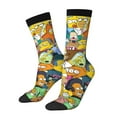 thumbnail image 2 of Simpsons Adult Socks Casual Tube Socks Durable Comfort Calf Socks Soft Elastic Crew Socks 2 Black-1, 2 of 9