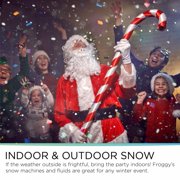 Froggy's Flakes® - EXTRA DRY - OUTDOOR FORMULA- 1 Gallon - Snow Juice Machine Fluid by Froggy's Fog® - (>30 Foot Float / Drop) Highly Evaporative Formula
