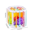 thumbnail image 3 of Fesfesfes Shape Sorter Toys for 1+ Years Old Sensory Learning Toy for Fine Motor Skills Developmental Toys Gift Stacking Box, 3 of 5