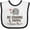 White and Black, variant on Inktastic My Grammy and Pappy Love Me Grandchild Boys or Girls Baby Bib