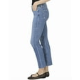 thumbnail image 3 of PAIGE womens  Amber Flamenco Distressed Mid Rise Slim Straight Jean, 27, 3 of 5