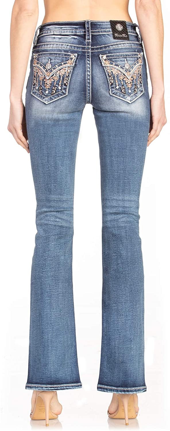 Jeans Women Miss Me Floral Bootcut Jean 