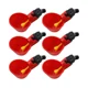 thumbnail image 4 of Bebedero automático para pollos y aves de corral, con vasos para beber, cuencos de plástico rojos, comedero para pájaros, patos y gallinas en el patio trasero, paquete de 6, 4 of 4