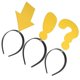 thumbnail image 2 of Funny arrow headband for parties, cute symbol headbands, perfect stage performance photo props, 2 of 4