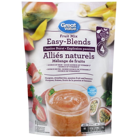 Great Value Easy-Blends Passion Burst Fruit Mix, 600 g