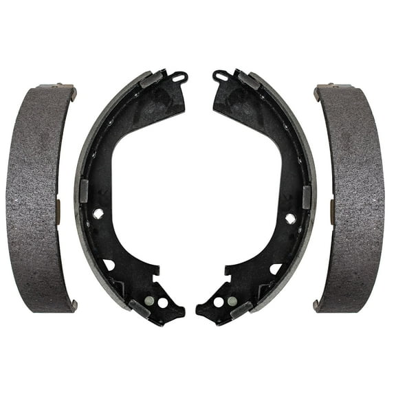 Detroit Axle - Rear Brake Shoes for 2009-2012 Chevy Colorado GMC Canyon, Semi-metallic Brake Shoes 2010 2011 Replacement