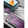 thumbnail image 7 of ExoGuard For  Google Pixel 8 Pro Case, Rubber Shockproof Full-Body Phone Case with Kickstand(Purple), 7 of 7