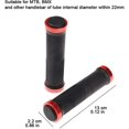 thumbnail image 2 of Empuñadura de manillar para bicicleta, manillar de goma antideslizante con bloqueo de aluminio, manillar para bicicleta, bicicleta plegable con bicicleta Feliz Sencillez, 2 of 3