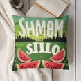 thumbnail image 3 of YINGXI Summer Throw Pillow Covers Summer Truck Pillow Case White Black Stripes Cushion Case for Home Indoor Outdoor Sofa Couch Office Decoration 18x18in, 3 of 5
