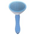 thumbnail image 1 of Peine para perros y gatos, cepillo para el pelo lavable para perros y gatos, cuidado de limpieza fácil de usar (azul), 1 of 9