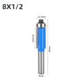 thumbnail image 1 of 8mm Shank Milling Cutter Flush Trim with Bearing Router Bit for Woodworking, 1 of 9
