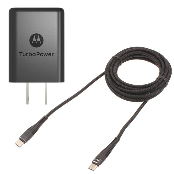 TurboPower PD 27W Fast Home Charger for Moto G Stylus 5G (2022) Phone - 6ft TYPE-C Cable USB-C Power Adapter P9N Compatible With Motorola Moto G Stylus 5G (2022)
