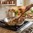 thumbnail image 2 of Unique Bargains Kitchen Utensil Heat-Resistant Cooking Tool for Flipping Brown 15.4x3.7 in, 2 of 5