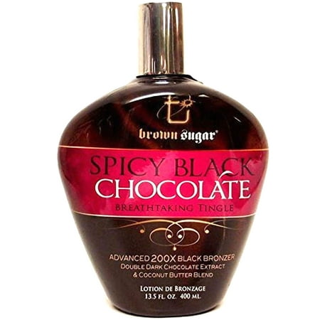 Brown Sugar Spicy Black Chocolate Tingle Bronzer Tanning Bed Lotion - 13.5