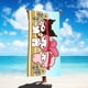 thumbnail image 2 of Cross Border temu Cartoon Sanrio Hello Kitty Kawaii Shawl Printing Absorbing Water Quick Drying Beach Bath Towel, 2 of 5