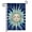 D, variant on XaaKee Small Garden Flags, Serene Sun Face Illustration Twilight Yard Flags, Double-Sided High-Quality White Linen Spring Garden Flag For Garden, 12x18Inch