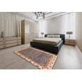 thumbnail image 4 of Ahgly Company Tapis d'Intérieur Rectangulaires Abstraits Orientaux Bruns, 8 Pieds x 12 Pieds, 4 of 6