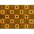 thumbnail image 1 of Ahgly Company Indoor Rectangle Oriental Yellow Modern Area Rugs, 7' x 10', 1 of 4