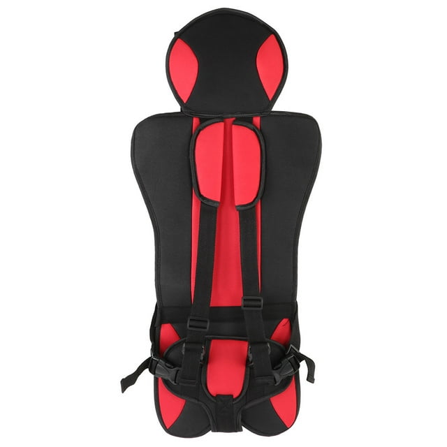 Niños portátiles Niños Seguridad asiento SEIS CAR NIños ASITANOS ASITANOS SEGUROS SEGUROS CHUCHE NEGRO ROJO
