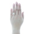thumbnail image 5 of 10K Yellow Gold Diamond Trio Set Bar Bridal Set + Matching Wedding Band 1 CT, 5 of 9