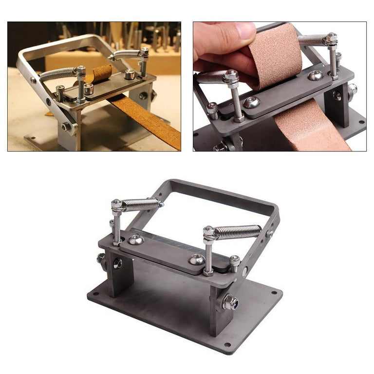 Leather Paring Machine Leather Skiver Splitter with ,Leather Skiving Machine Leather Peeling Machine Leathercraft DIY for Home, Size: 20x14cm, Black