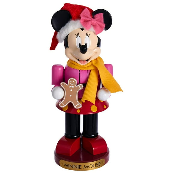Kurt Adler Minnie Mouse Nutcracker – Hand-Painted Disney Holiday Décor