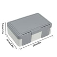 thumbnail image 1 of TIMIFIS Bento Box Student Lunch Box Microwave Oven Plastic Lunch Box for Office Workers Sealed Portable Lunch Box Food Grade Lunch Box, 1 of 3