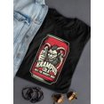 thumbnail image 3 of Krampus Can Naughty Dark Christmas Women's T-shirt, 3 of 4