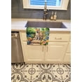 thumbnail image 2 of Shiba Inu Spring Path Kitchen Towel, 2 of 5