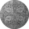 thumbnail image 1 of Ahgly Company Indoor Round Persian Gray Traditional Area Rugs, 8' Round, 1 of 1